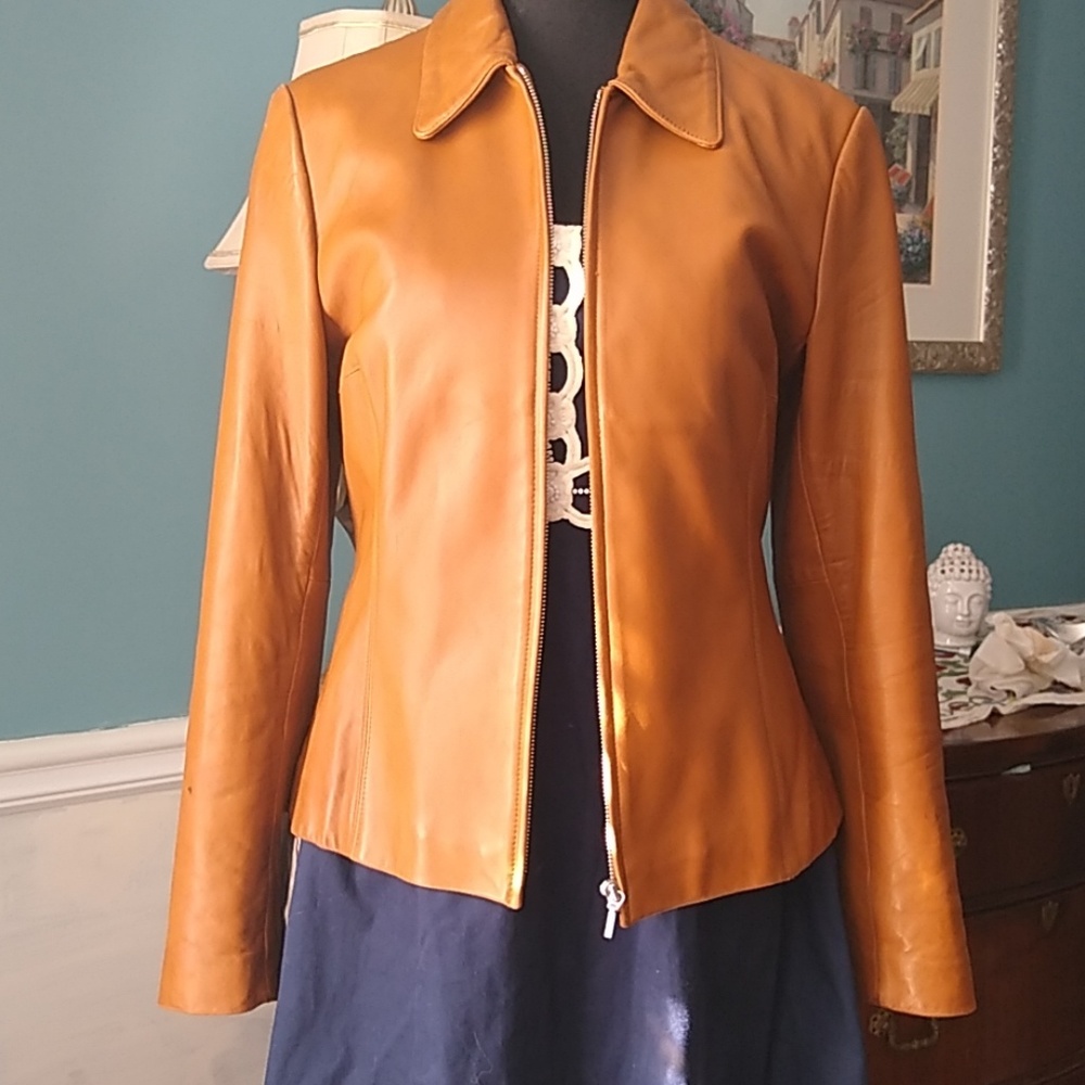 Ann Taylor leather jacket